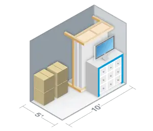 5x10 Storage Unit Shelby, NC